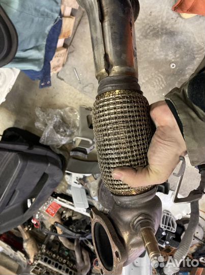 Приемная труба глушителя Mercedes ML W166 ML/GLE M