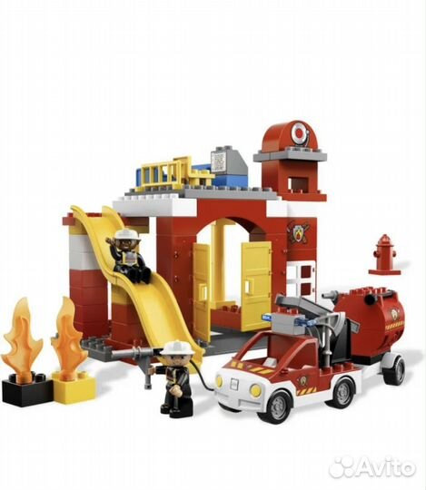 Lego duplo пожарная часть