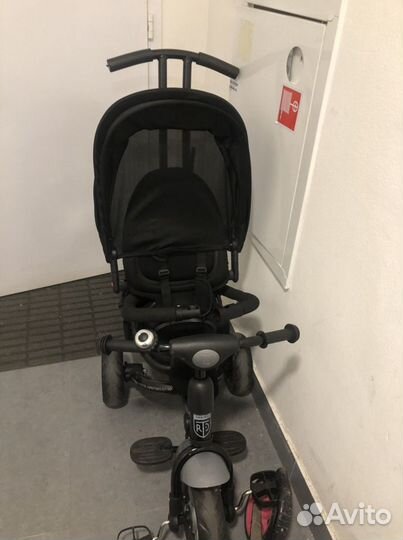 Детский велосипед с ручкой Lexus Trike sport черны