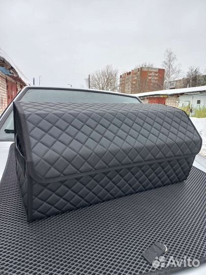 Премиум органайзер из эко кожи чёрного цвета