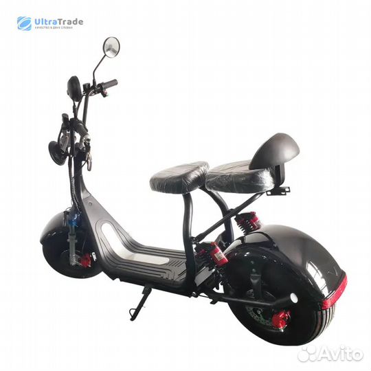 Электроскутер Citycoco Electric Scooter Black HS2