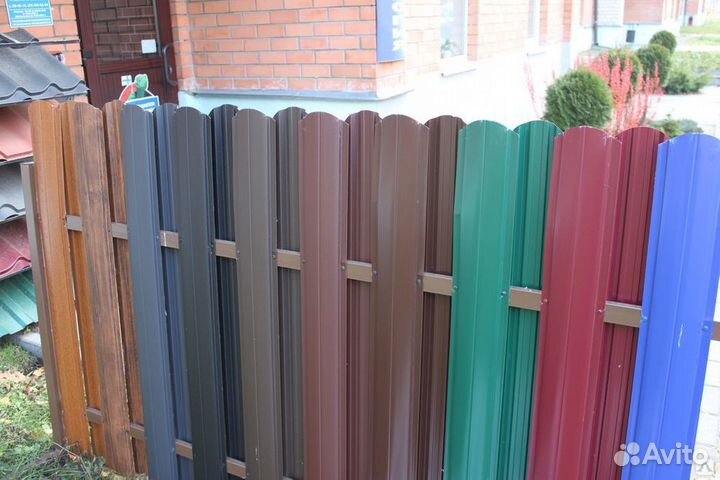 Евроштакетник круглый