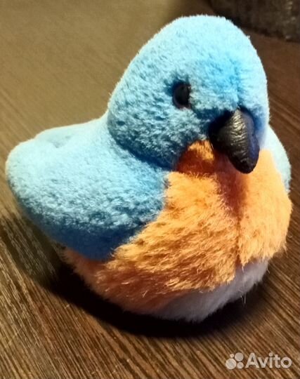 Игрушки мягкие Человечек Майнкрафт, Снегирь