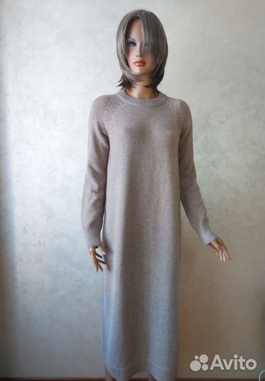 Платье женское из мериноса с кашемиром