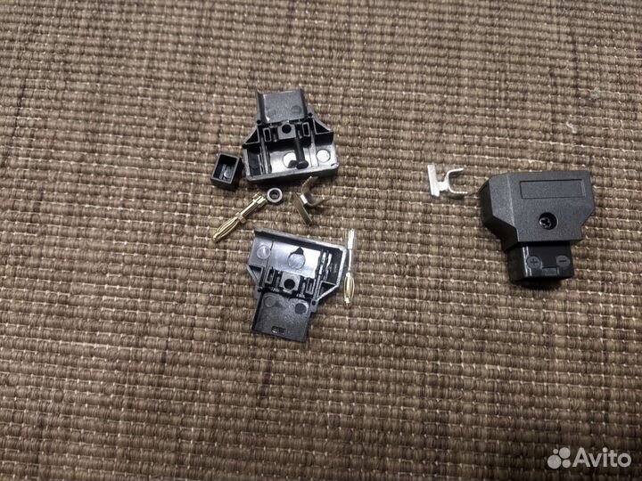 Разьемы D-Tab male - famale, новые