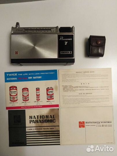 Радиоприемник National Panasonic R-807. 1959 год