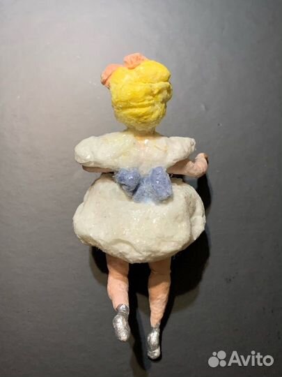 Балерина и Крокодил Снежинка елочная игрушка СССР