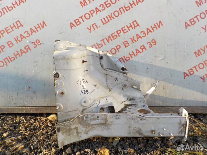 Лонжерон передний левый Шкода Фабия 2 Fabia 2
