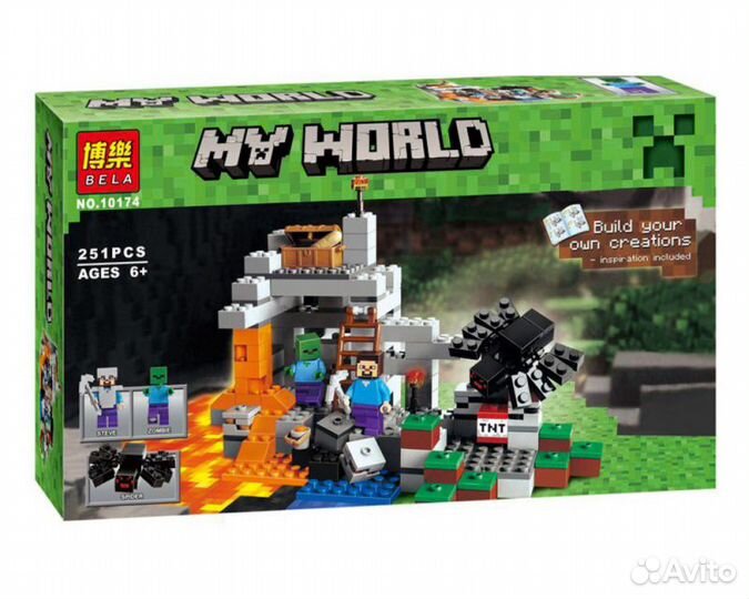 Конструктор MY world Bela 10174 (251 дет.)