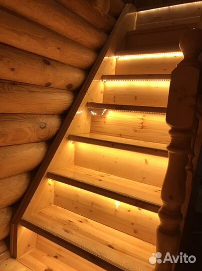 Лестница деревянная б/у