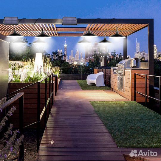 Подвесные светильники на солнечной батарее