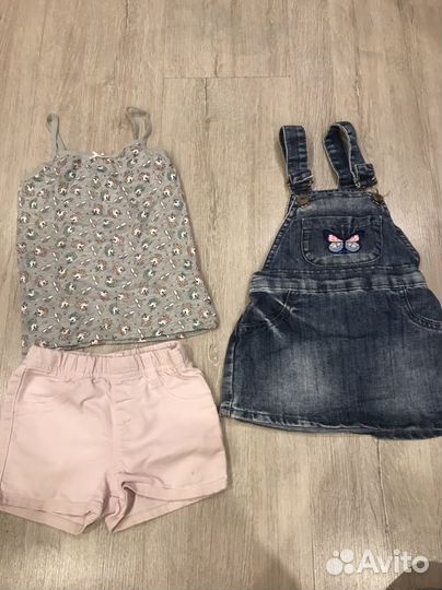 Одежда для девочки 80 86 92 пакетом