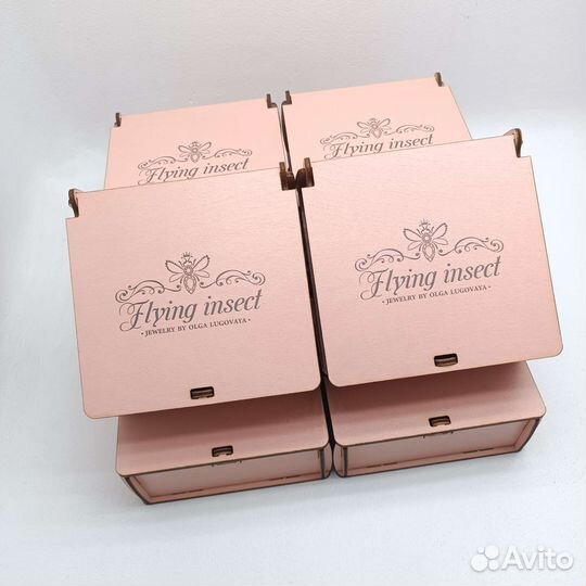 Коробки деревянные 12х11х5см