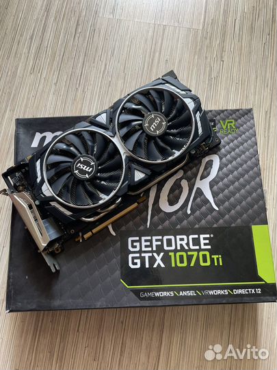 Видеокарта gtx 1070 ti armor
