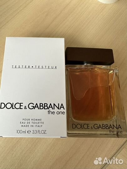 D&G the one for men toillete 100 ml