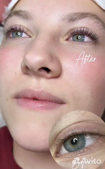 Ламинирование velvet ресниц + ботокс 6D питание