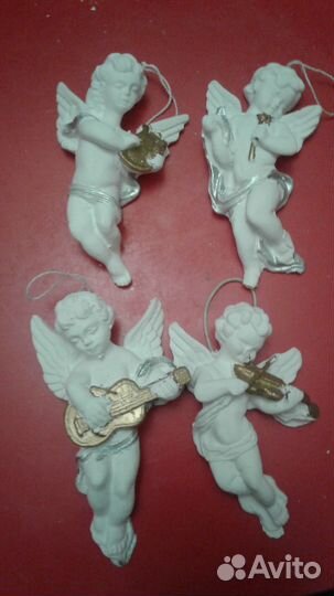 Статуэтки, фигурки, медальоны: ангелы, животные