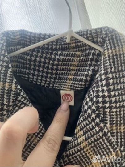 Пальто детское размер 100