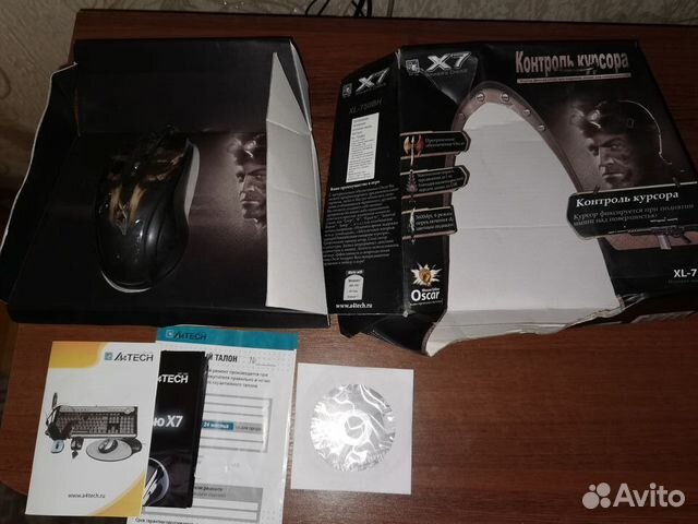 Мышь лазерная A4tech X7 XL-750BH
