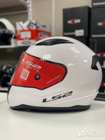 Мотошлем интеграл белый LS2 FF353