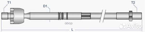 Тяга рулевая BMW 5(E60) 04- лев/прав. bmax3683