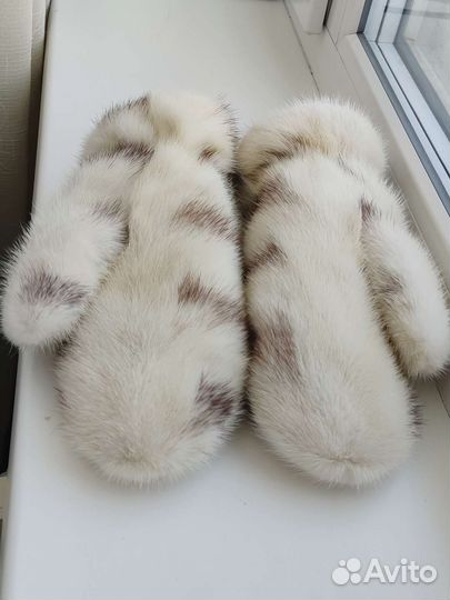 Варежки норковые