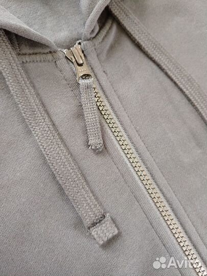 Stone island zip hoodie черный