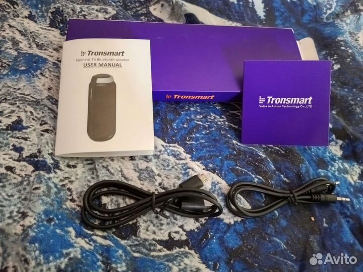 Зарядка и кабель от колонки tronsmart element t6