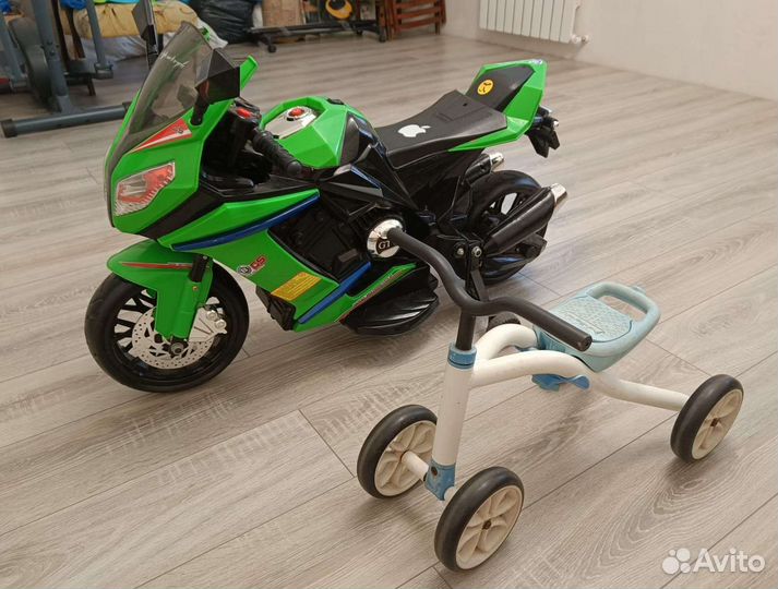 Детский мотоцикл на аккумуляторе бу