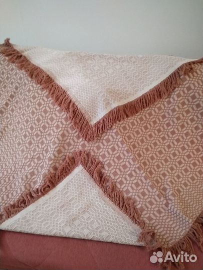 Скатерть из набивного хлопка б/у