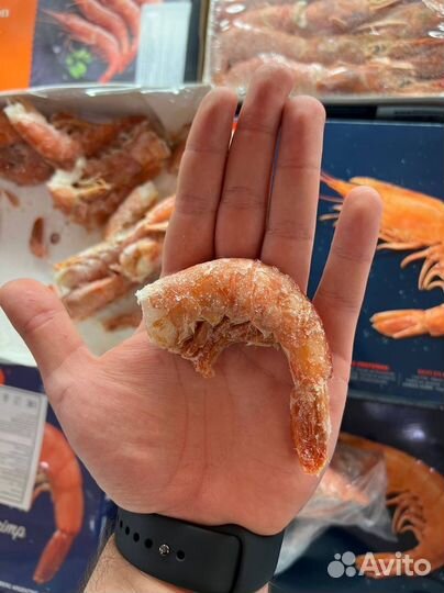 Креветки приготовленные. Доставка