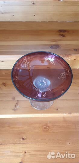 Ваза на ножке для фруктов СССР