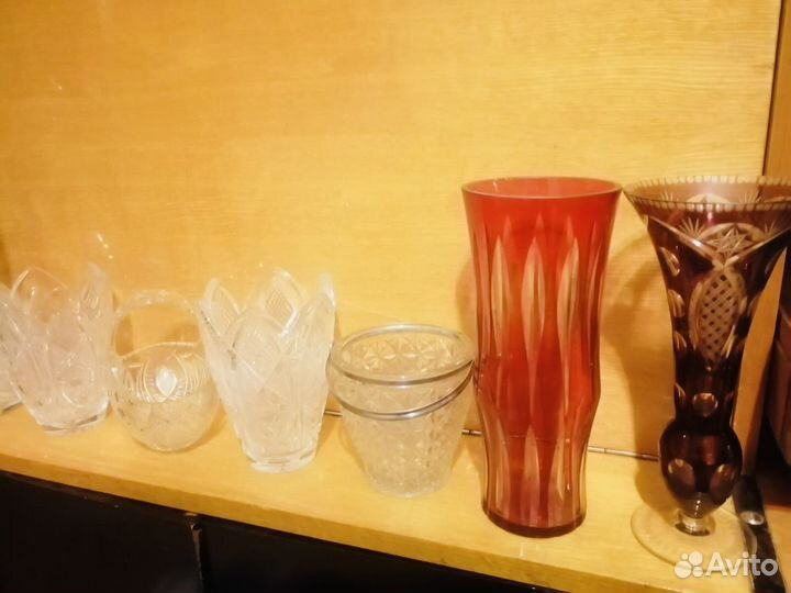 Хрустальная и стеклянная посуда советского времени