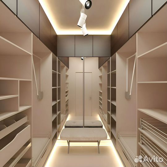 Гардеробная под ключ