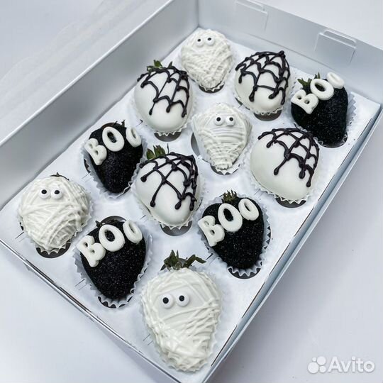 Клубника в шоколаде на Хэллоуин