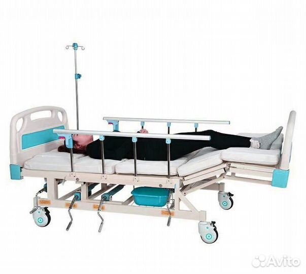 Медицинская функциональная кровать с мех управлен
