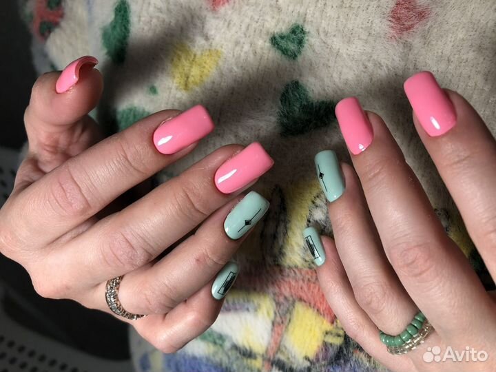 Маникюр с покрытием гель лак