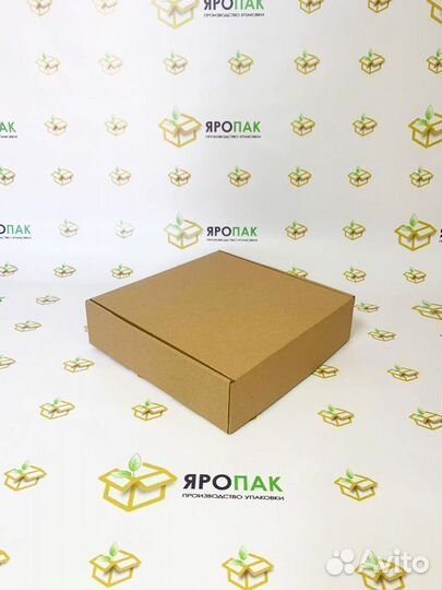 Картонная коробка самосборная 100x100x25