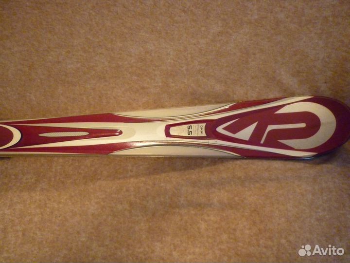 Горные лыжи + Крепления +Палки лыжные