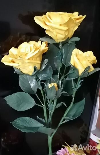 Цветы из фоамирана