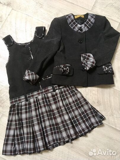 Школьная форма в клетку