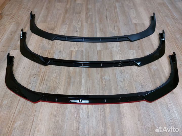 Сплиттер переднего бампера Toyota Camry V70 2021+