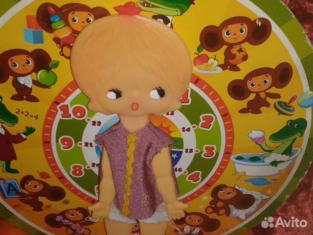 Кукла плоская раздвижная ссср, 28 см