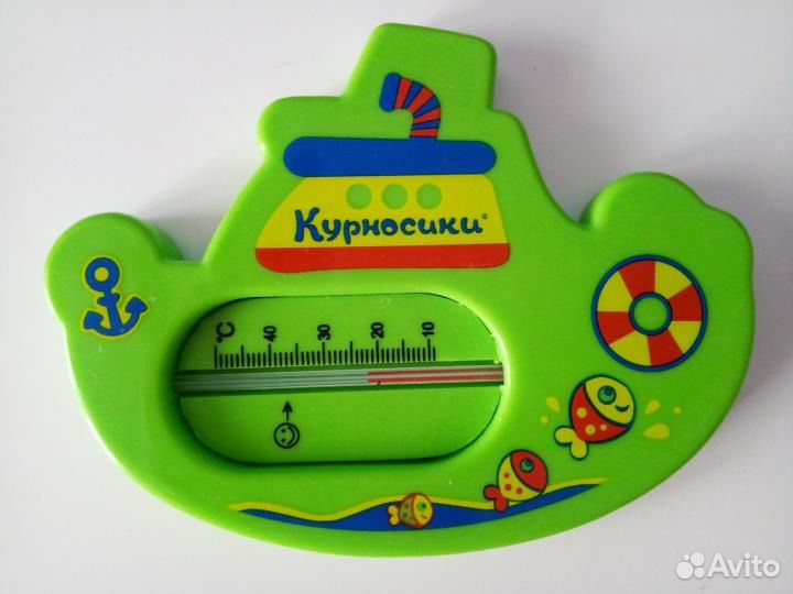 Термометр для ванны Курносики Пароходик