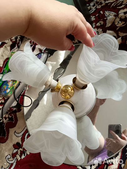 Люстра потолочная бу