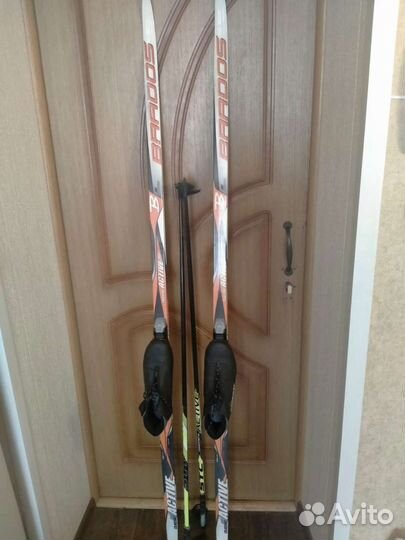 Лыжные ботинки, лыжи