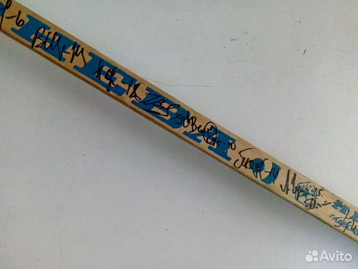 Клюшка с автографами сборной СССР по хоккею 1985 г
