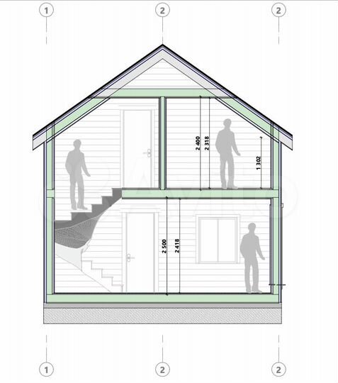 Дом 96 м² на участке 10 сот.