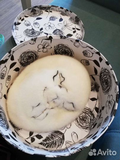 Берет норковый