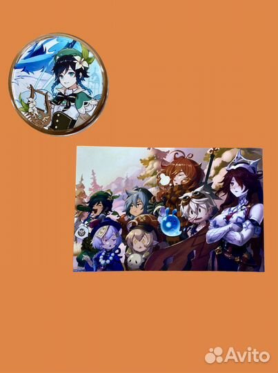Подарочный бокс Genshin Impact Геншин Импакт аниме